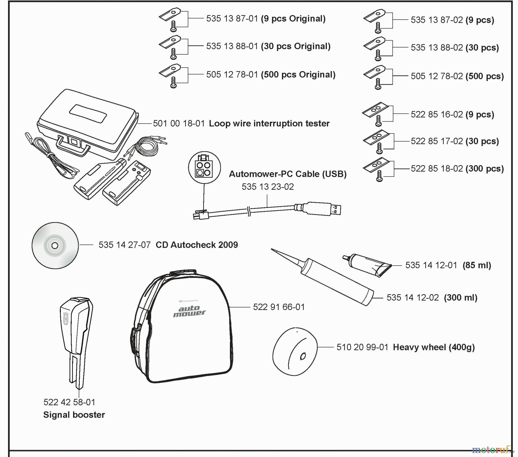Husqvarna Automower, Mähroboter 260 ACX - Husqvarna Auto Mower (2009-08 & After) Installation Accessories #3
