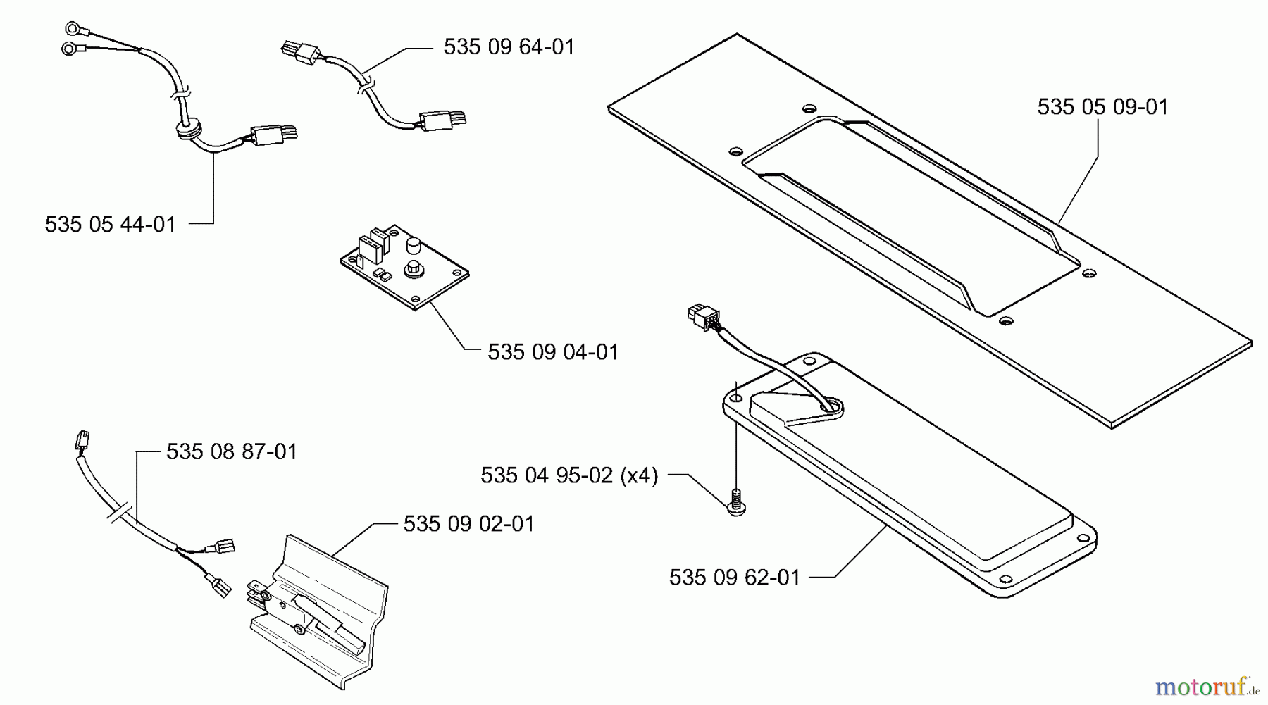 Husqvarna Automower, Mähroboter 953528301 - Husqvarna Solar Auto Mower (2000-10 to 2000-12) Battery Harness
