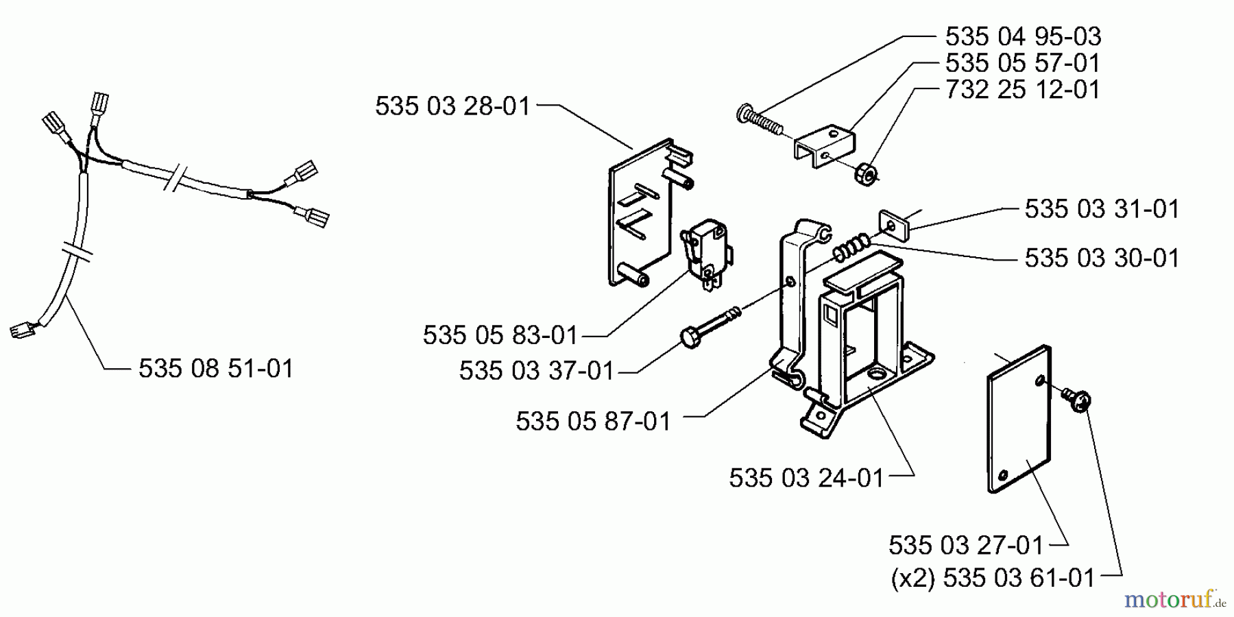 Husqvarna Automower, Mähroboter 953528301 - Husqvarna Solar Auto Mower (2000-10 to 2000-12) Collision Sensor