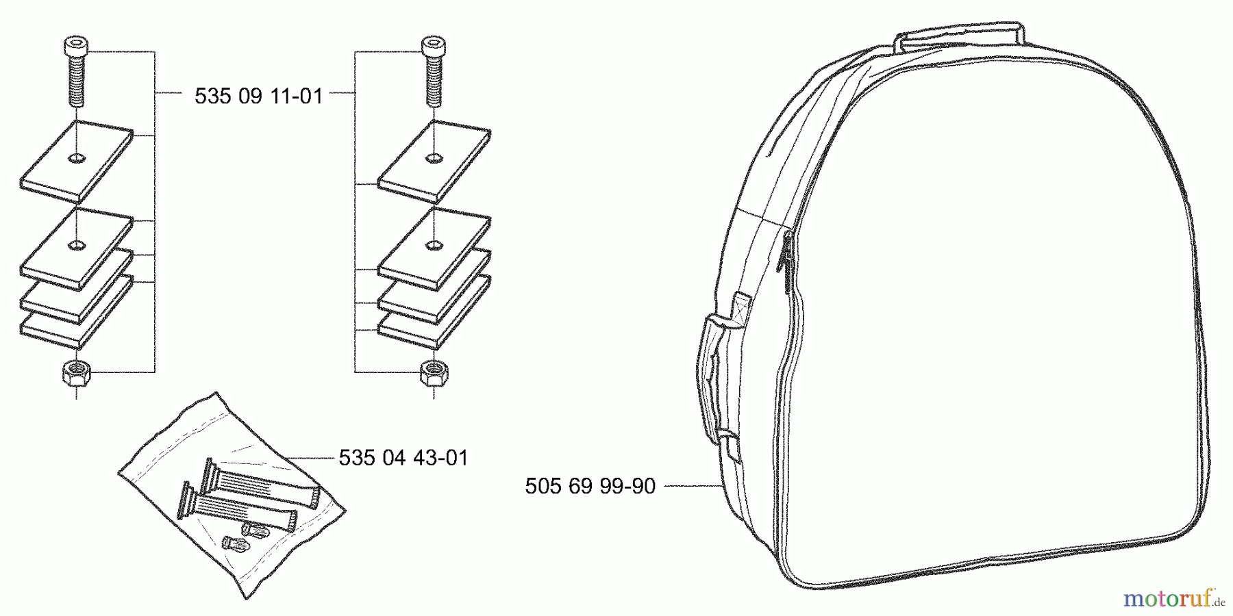 Husqvarna Automower, Mähroboter 953528302 - Husqvarna Auto Mower (2003-04 & After) Weight Kit/Storage Bag