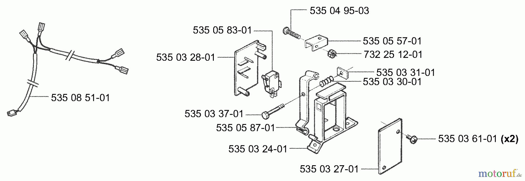 Husqvarna Automower, Mähroboter 953532201 - Husqvarna Auto Mower (2003-04 & After) Collision Sensor