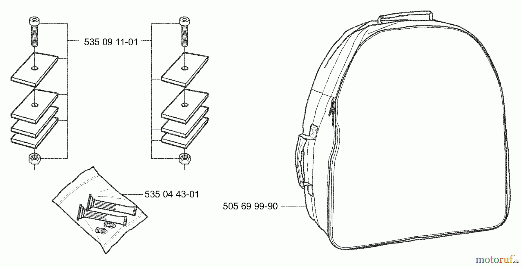 Husqvarna Automower, Mähroboter 953532201 - Husqvarna Auto Mower (2003-04 & After) Weight Kit/Storage Bag
