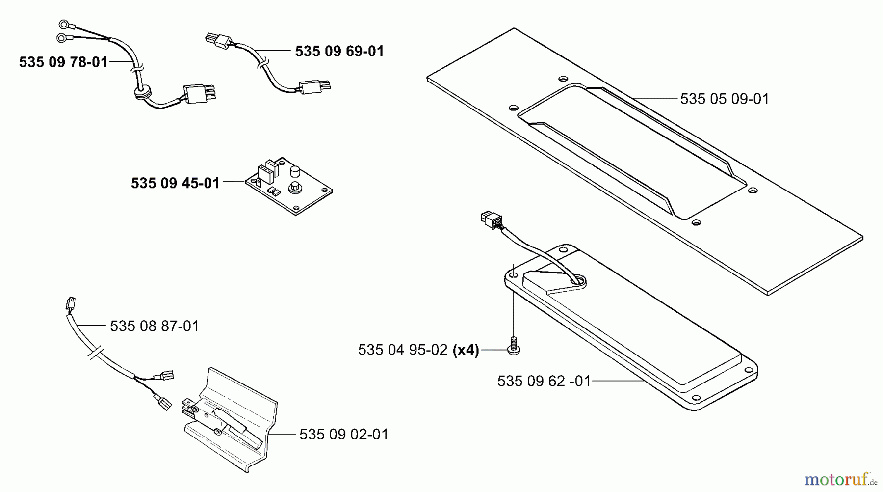 Husqvarna Automower, Mähroboter Husqvarna Auto Mower (2001-01 to 2002-01) Battery/Harness