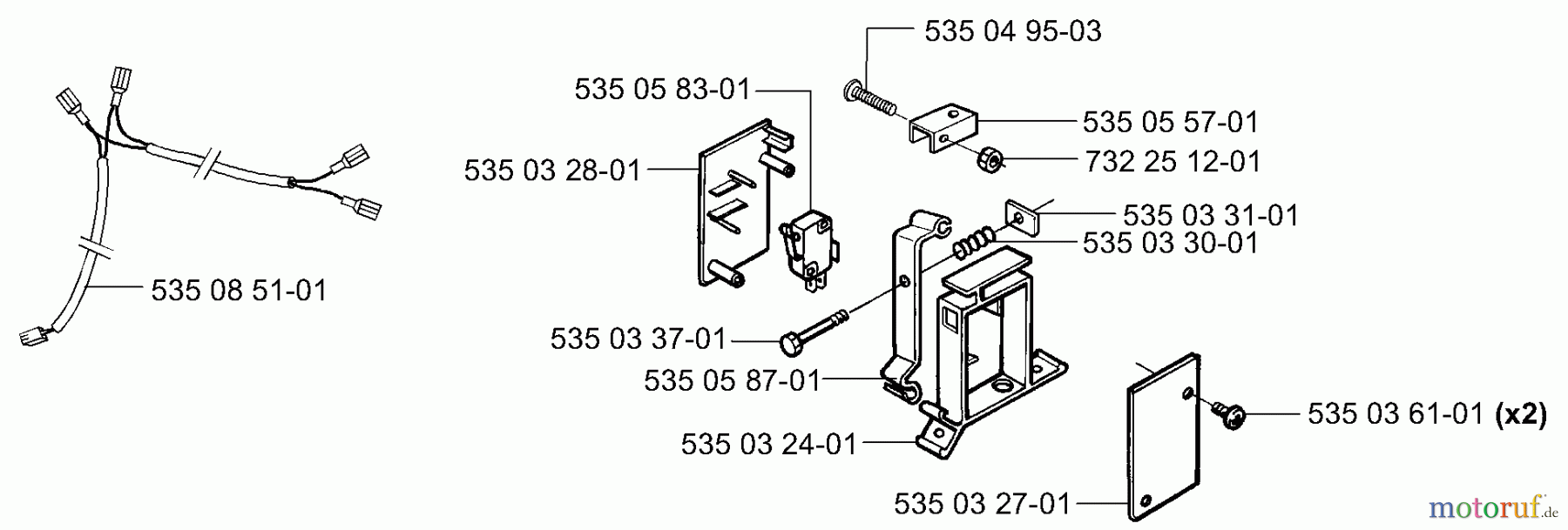  Husqvarna Automower, Mähroboter Husqvarna Auto Mower (2001-01 to 2002-01) Collision Sensor