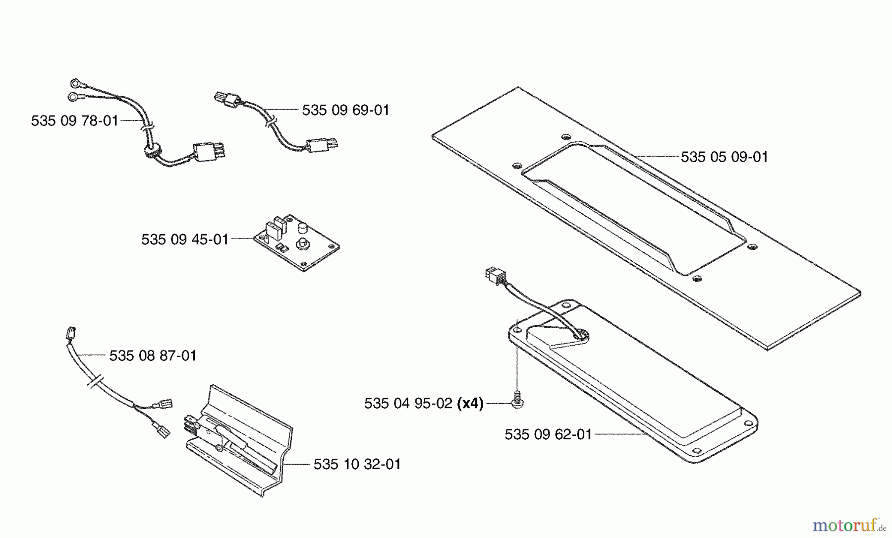 Husqvarna Automower, Mähroboter Husqvarna Auto Mower (2003-01 to 2003-03) Battery / Harness