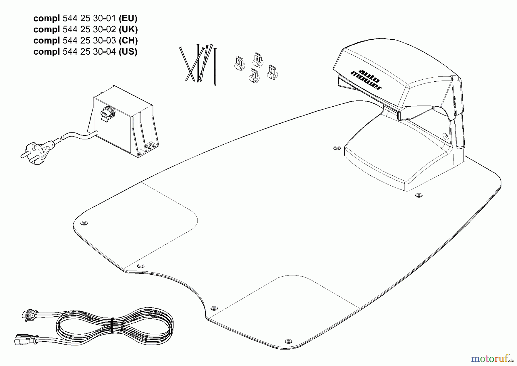 Husqvarna Automower, Mähroboter Husqvarna Auto Mower (Generation 2) (2006-02 to 2006-05) Charging Base Assy