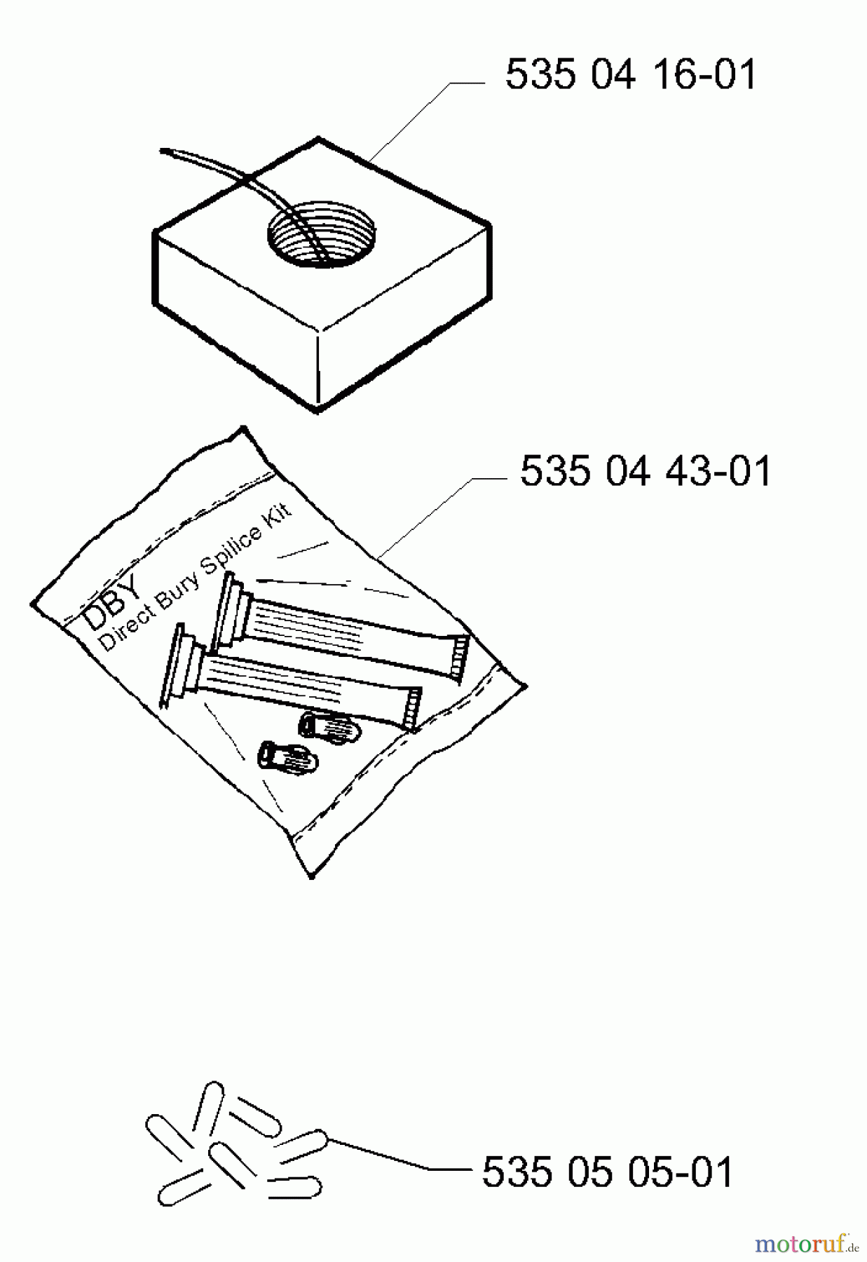 Husqvarna Automower, Mähroboter Husqvarna Solar Auto Mower (1999-02 to 2000-01) Perimeter Hardware
