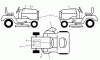 Husqvarna 2042LS (96043004800) - Lawn Tractor (2007-12 & After) (California) Ersatzteile Decals
