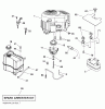 Husqvarna 2042LS (96043004800) - Lawn Tractor (2007-12 & After) (California) Ersatzteile Engine