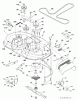 Husqvarna 2042LS (96043004800) - Lawn Tractor (2007-12 & After) (California) Ersatzteile Mower Deck