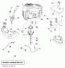 Husqvarna 2042LS (96043006200) - Lawn Tractor (2008-11 & After) Ersatzteile Engine / Fuel Tank