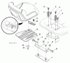 Husqvarna 2042LS (96043006200) - Lawn Tractor (2008-11 & After) Ersatzteile Seat Assembly