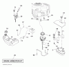 Husqvarna 2042LS (96043007500) - Lawn Tractor (2008-11 & After) Ersatzteile Engine / Clutch / Fuel Tank