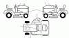 Husqvarna 2348LS (96043004400) - Lawn Tractor (2008-01 & After) Ersatzteile Decals