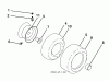 Husqvarna 2348LS (96043006400) - Lawn Tractor (2008-11 & After) Ersatzteile Repair Parts and Decals / Wheels & Tires #2