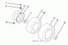 Husqvarna 2348LS (96043007700) - Lawn Tractor (2008-11 & After) (California) Ersatzteile Wheels & Tires