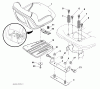 Husqvarna 2354GXLS (96043006800) - Lawn Tractor (2009-01 & After) Ersatzteile Seat