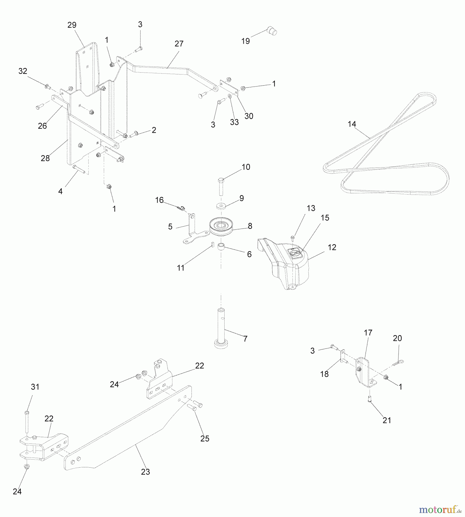 Husqvarna Zubehör, Rasenmäher / Mäher 966004401 - Husqvarna 44