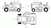 Husqvarna 2748GLS (96043005000) - Lawn Tractor (2008-03 & After) (California) Ersatzteile Decals