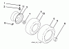 Husqvarna 2748GLS (96043005000) - Lawn Tractor (2008-03 & After) (California) Ersatzteile Wheels and Tires
