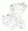 Husqvarna 2754GLS (96043004700) - Lawn Tractor (2008-01 & After) Ersatzteile Chassis