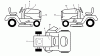 Husqvarna 2754GLS (96043004700) - Lawn Tractor (2008-01 & After) Ersatzteile Decals
