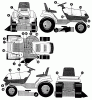Husqvarna 4125G - Lawn Tractor (1992-01 & After) Ersatzteile Decals
