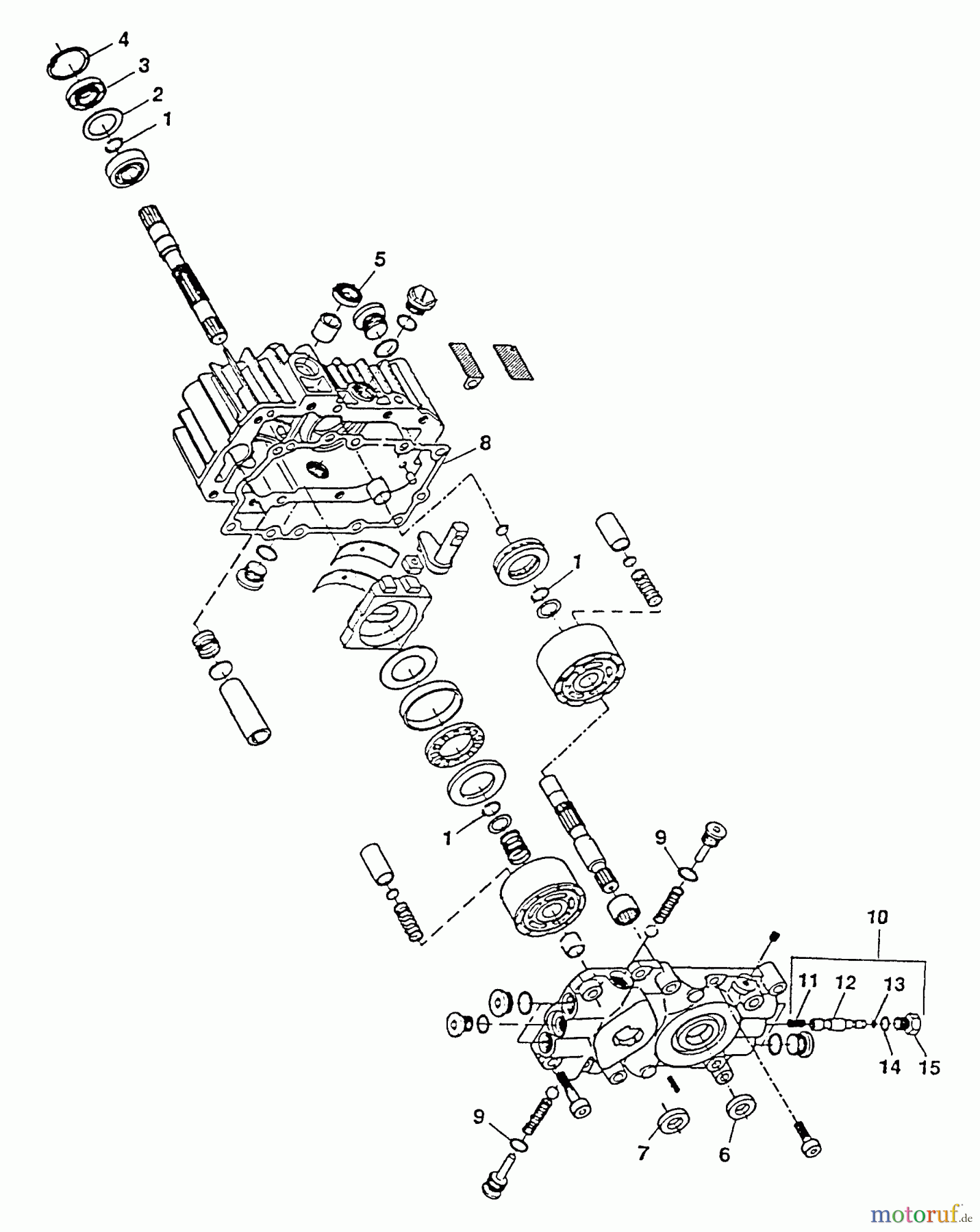 Husqvarna Rasen und Garten Traktoren 4140H - Husqvarna Lawn Tractor (1992-01 & After) Hydrostatic Pump