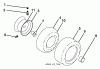 Husqvarna CT 126 (96041007701) - Lawn Tractor (2010-01 & After) Ersatzteile Wheels And Tires