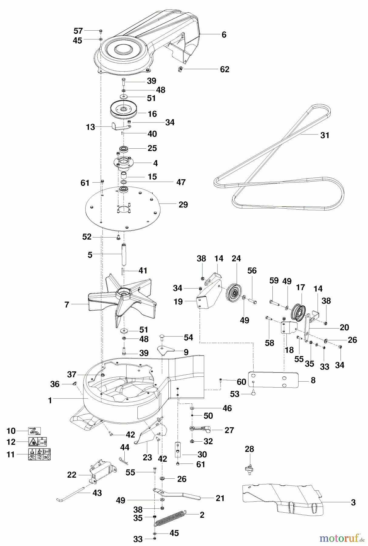 Husqvarna Zubehör, Rasenmäher / Mäher 966529102 - Husqvarna 48
