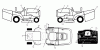 Husqvarna CT 130 (954170017) (HECT130B) - Lawn Tractor (1999-10 & After) Ersatzteile Decals