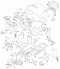 Husqvarna CT 130 (954170017) (HECT130C) - Lawn Tractor (2000-02 to 2001-07) Ersatzteile Chassis And Enclosures