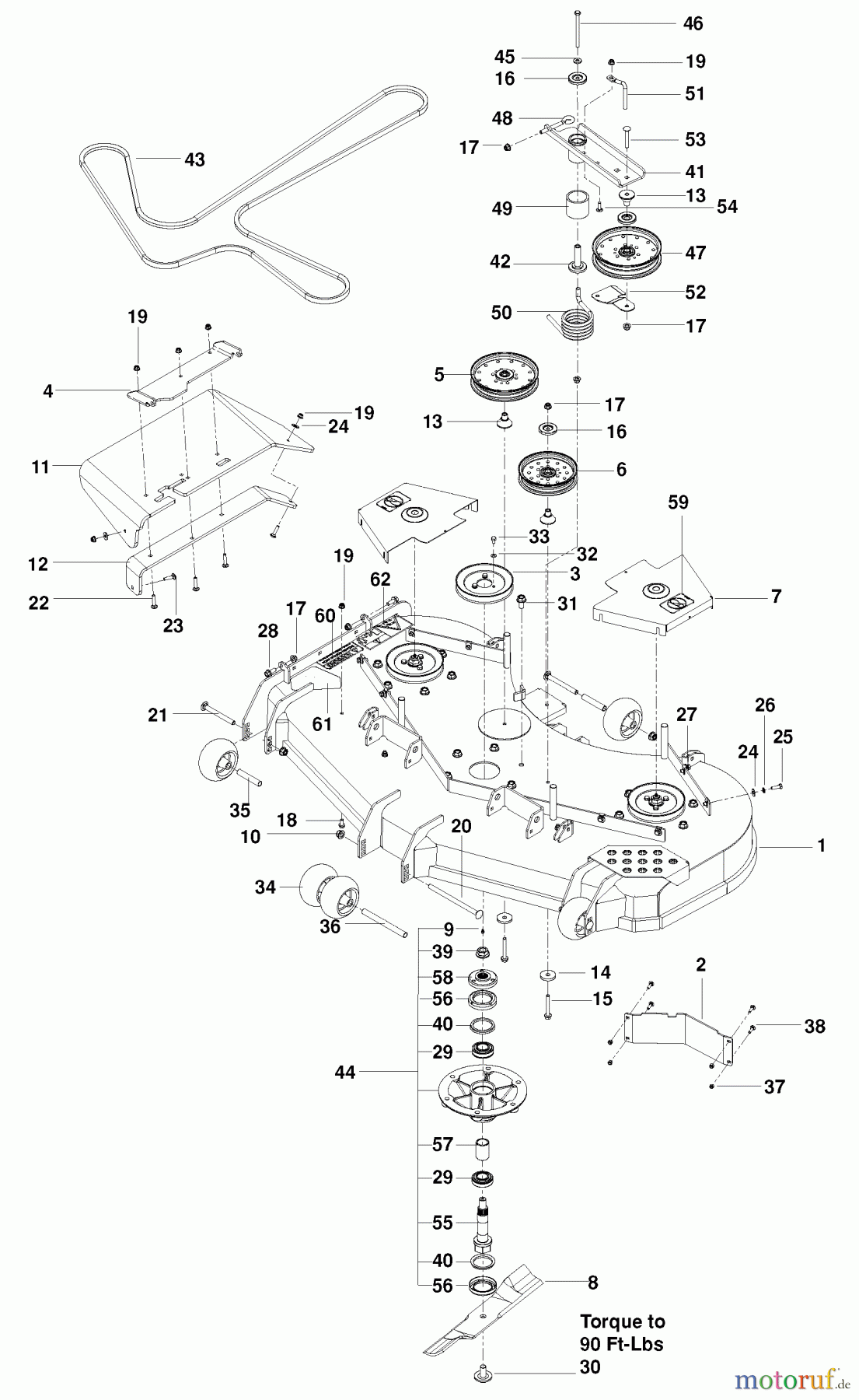 Husqvarna Zubehör, Rasenmäher / Mäher 966555302 - Husqvarna 60