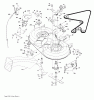 Poulan / Weed Eater PO12597RB (96061034900) - Poulan Lawn Tractor (2012-11) Ersatzteile MOWER DECK / CUTTING DECK