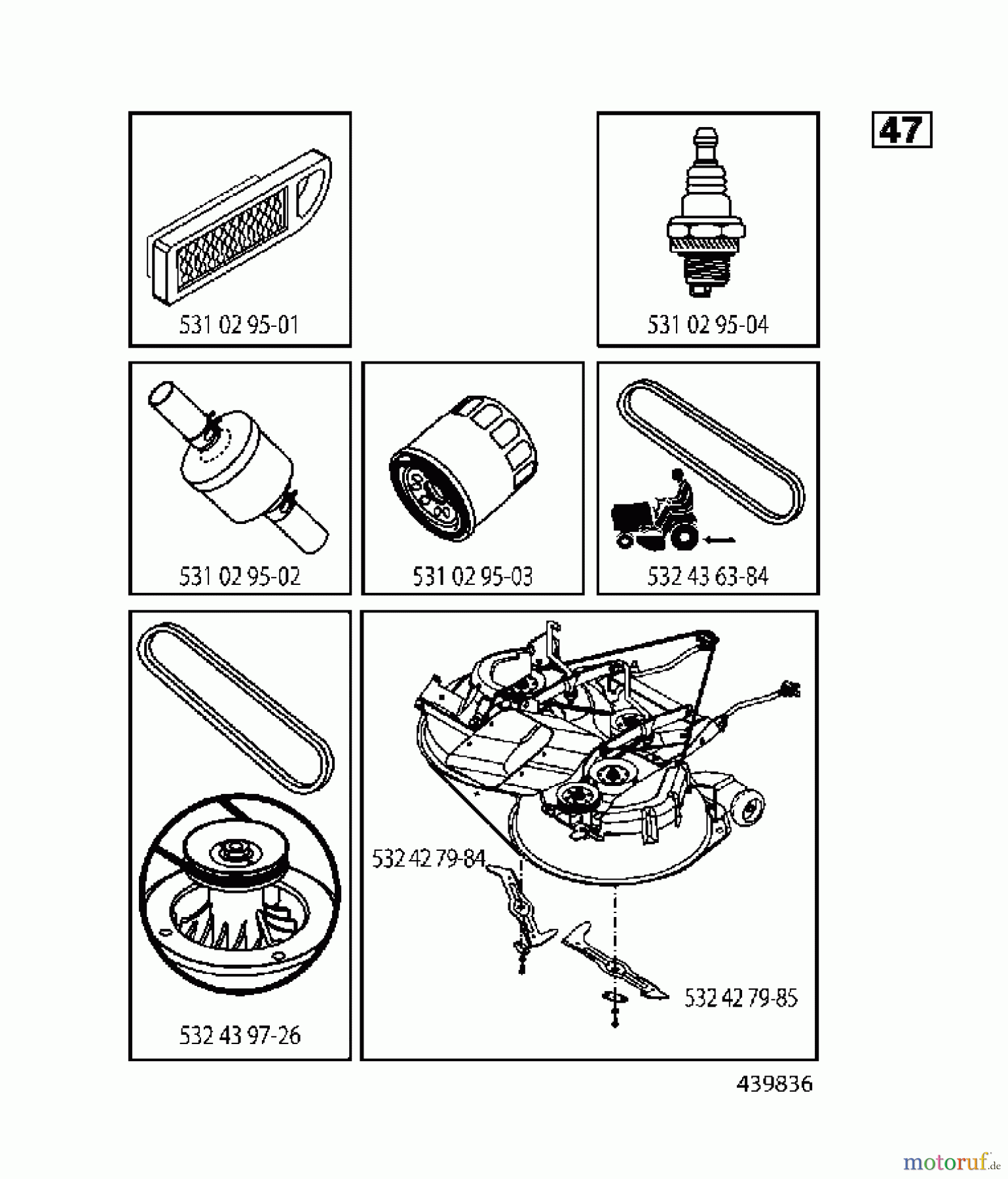 Husqvarna Rasen und Garten Traktoren CT 153 (96051001500) - Husqvarna Lawn Tractor (2011-03 & After) ACCESSORIES