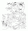 Husqvarna CTH 126 (96051000801) - Lawn Tractor (2011-07 & After) Ersatzteile CHASSIS ENCLOSURES
