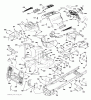 Husqvarna CTH 126 (96051001400) - Lawn Tractor (2010-11 & After) Ersatzteile CHASSIS ENCLOSURES