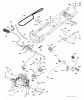 Husqvarna CTH 126 (96051001400) - Lawn Tractor (2010-11 & After) Ersatzteile DRIVE
