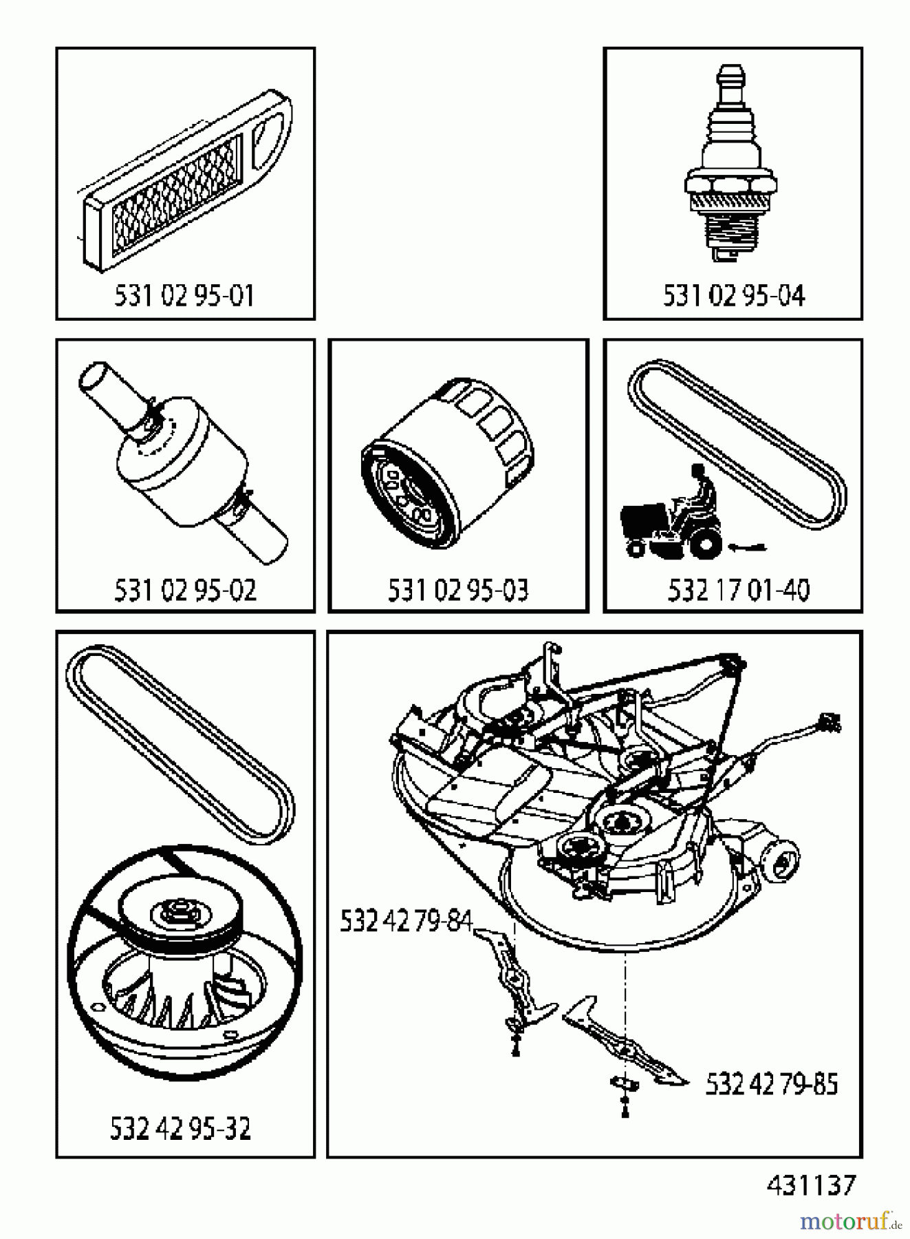 Husqvarna Rasen und Garten Traktoren CTH 141 (96061032100) - Husqvarna Lawn Tractor (2010-11 & After) FREQUENTLY USED PARTS