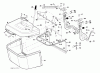 Poulan / Weed Eater PO12597RB (96061034900) - Poulan Lawn Tractor (2012-11) Ersatzteile BAGGER