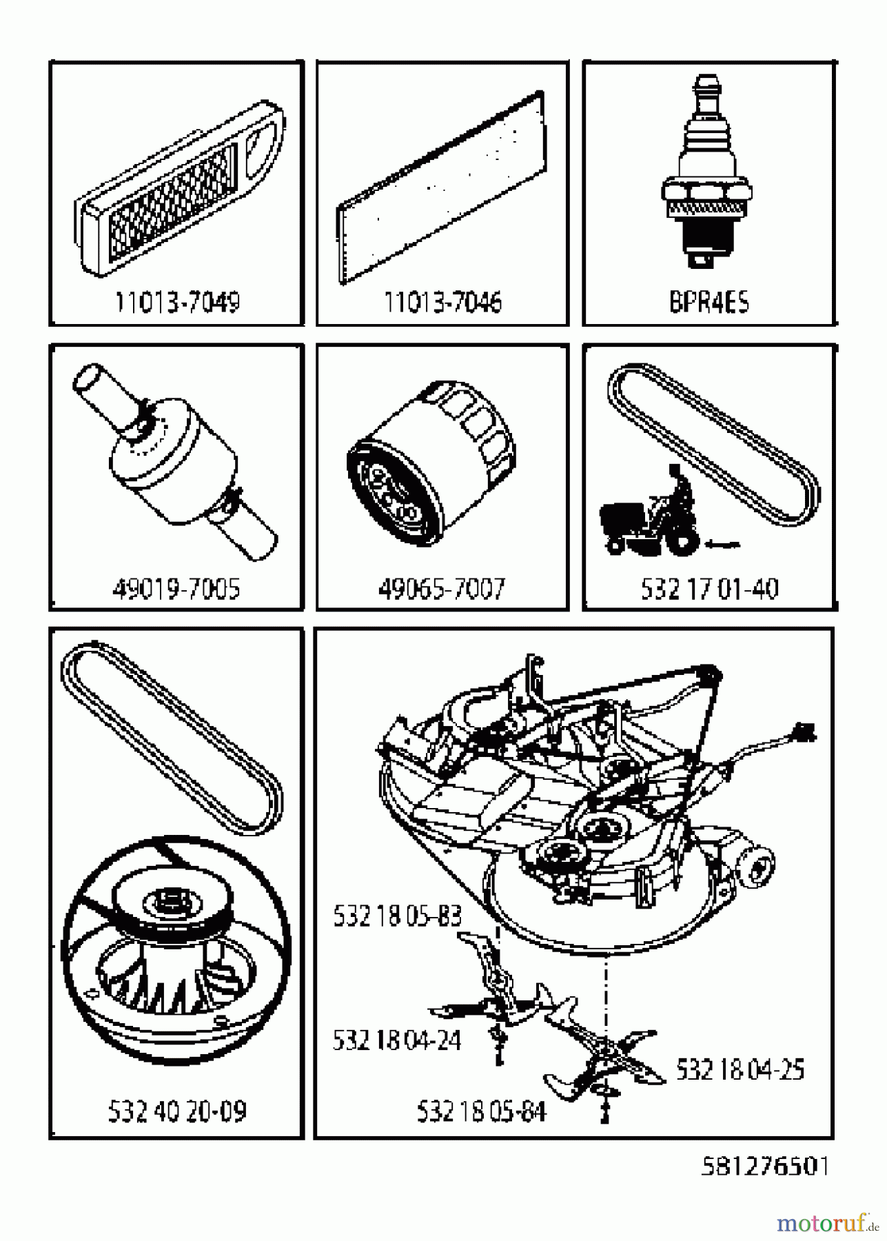 Husqvarna Rasen und Garten Traktoren CTH 151T (96061034300) - Husqvarna Lawn Tractor (2012-08 & After) FREQUENTLY USED PARTS