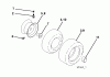 Poulan / Weed Eater PO12597RB (96061034900) - Poulan Lawn Tractor (2012-11) Ersatzteile WHEELS TIRES