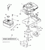 Husqvarna CTH 173 (96051001601) - Lawn Tractor (2011-01 & After) Ersatzteile ENGINE