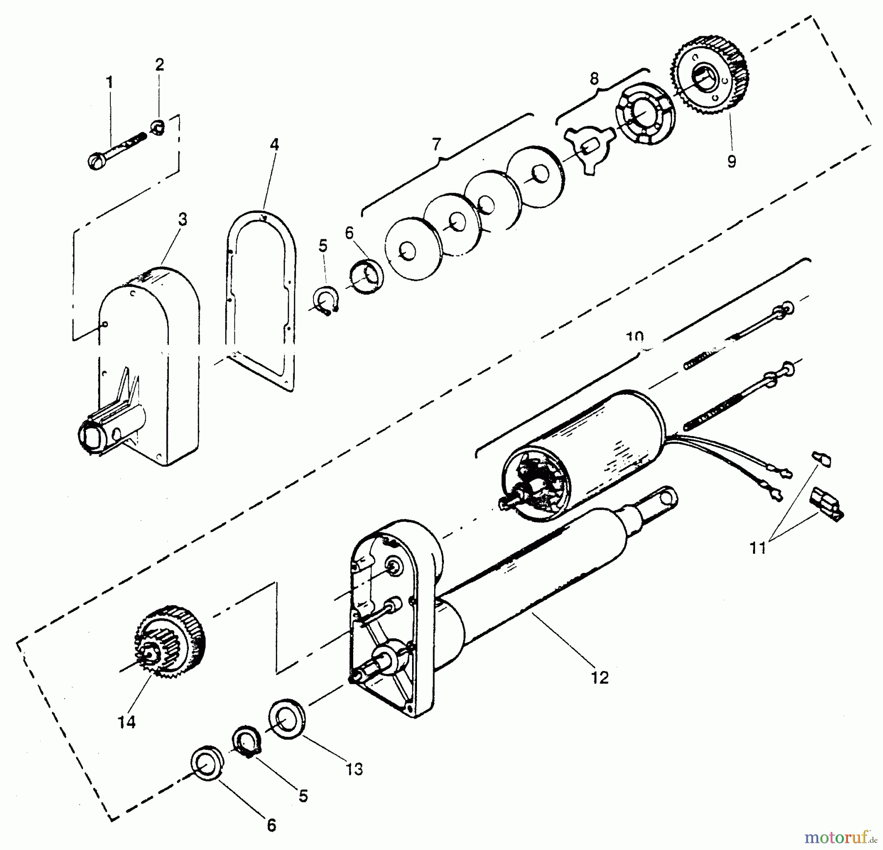  Husqvarna Zubehör, Rasenmäher / Mäher EA 20A - Husqvarna Electric Lift Kit (1994-04 & After) Electric Actuator