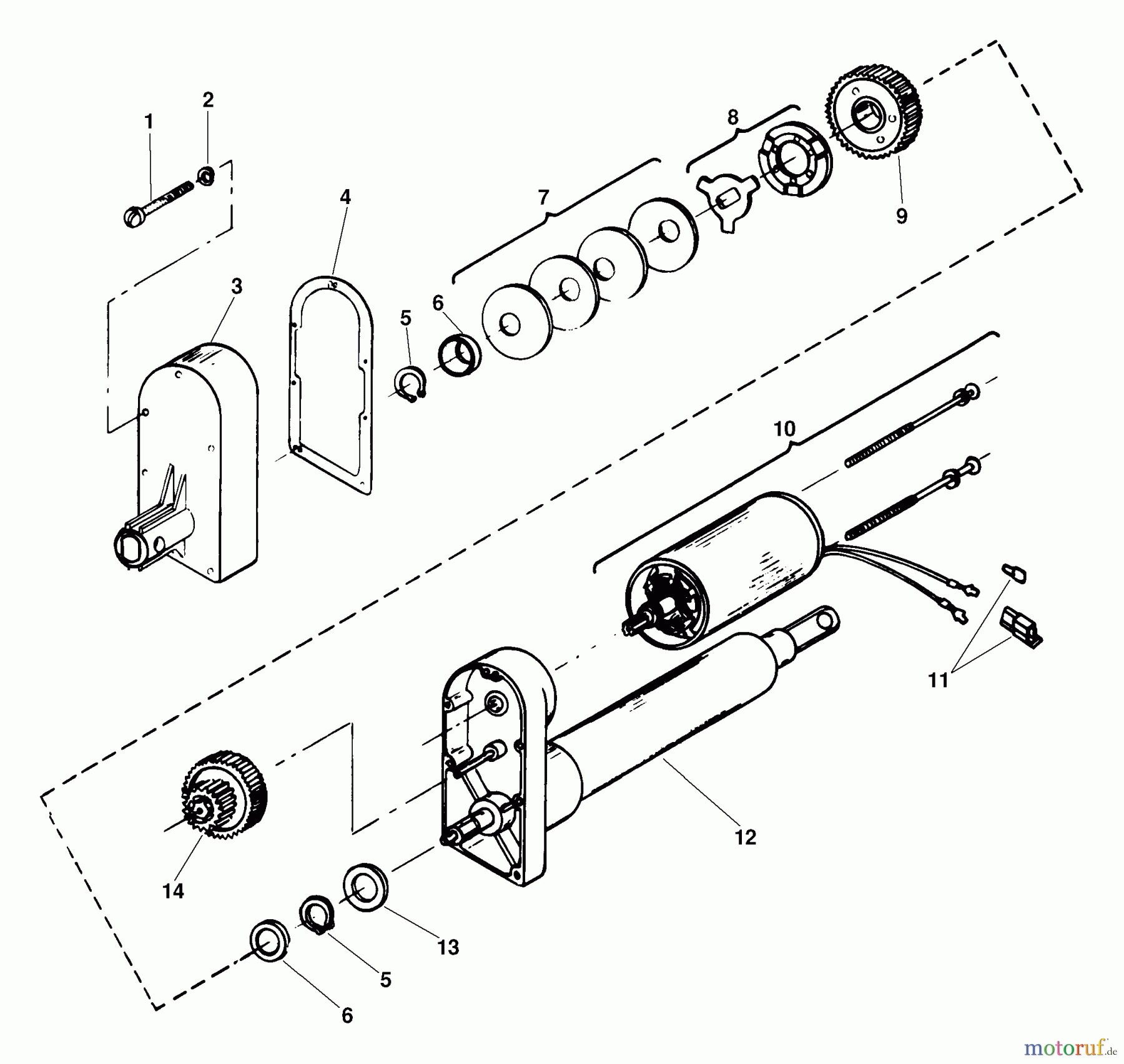 Husqvarna Zubehör, Rasenmäher / Mäher EAV 20A - Husqvarna Electric Lift Kit for Hydro Tractors W/Side Mounted Pulley (2001-05 & After) Actuator