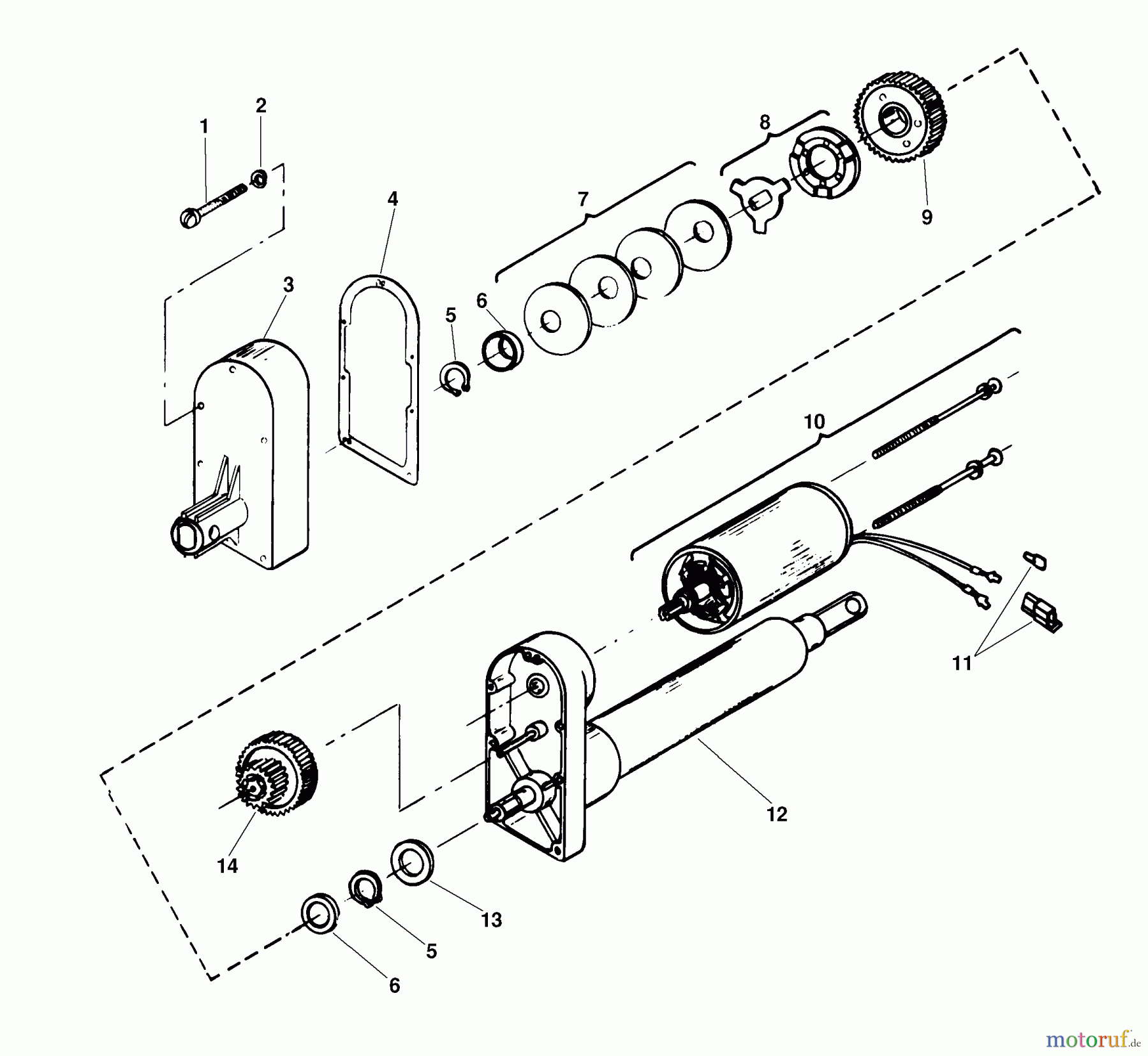 Husqvarna Zubehör, Rasenmäher / Mäher EAV 20A - Husqvarna Electric Lift Kit for Hydro Tractors W/Top Mounted Pulley (2001-05 & After) Actuator