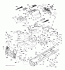 Husqvarna CTH 19530 (96051011900) - Lawn Tractor (2013-05) Ersatzteile CHASSIS ENCLOSURES