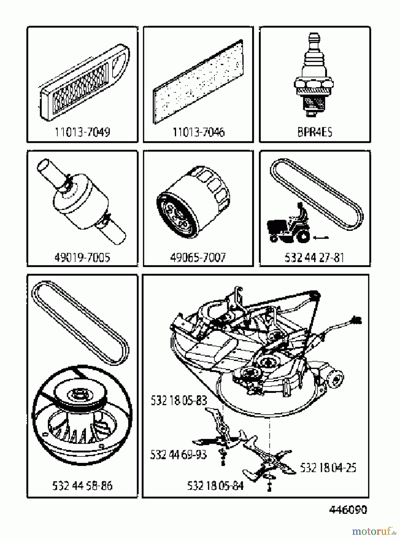 Husqvarna Rasen und Garten Traktoren CTH 184T (96051003400) - Husqvarna Lawn Tractor (2012-01 & After) FREQUENTLY USED PARTS