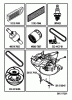 Husqvarna CTH 224T (96051007900) - Lawn Tractor (2012-11 & After) Ersatzteile FREQUENTLY USED PARTS