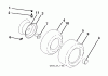Husqvarna CTH 224T (96051003500) - Lawn Tractor (2012-02 & After) Ersatzteile WHEELS TIRES